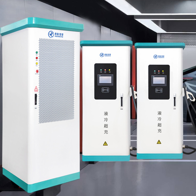 Titik Pengisian Mobil Listrik 600KW EV Cairan Didinginkan Split Pantograph Type