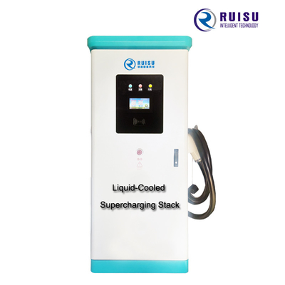 Stasiun Pengisian Kendaraan Listrik 360kw DC Jenis Tumpahan Dengan Layar Sentuh Berwarna 7&quot;.