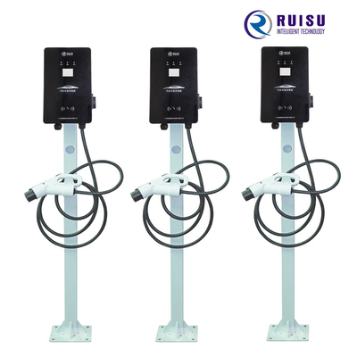 Stasiun Pengisi Daya Ev Rumah 7KW, Pengisi Daya Mobil Listrik Cerdas OCPP1.6 Kontrol APP