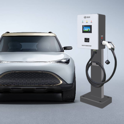 Pengisi Daya EV 40kw Komersial Dengan Layar Sentuh Berwarna 4,3&quot; Panjang Kabel 5m