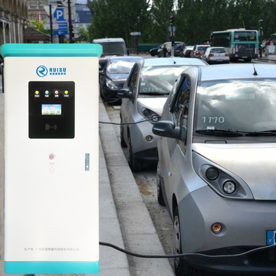 Stasiun Pengisian EV Super Cepat 480KW Platform Operasi OCPP1.6J Pengisi Daya Kendaraan Elektrik 4G
