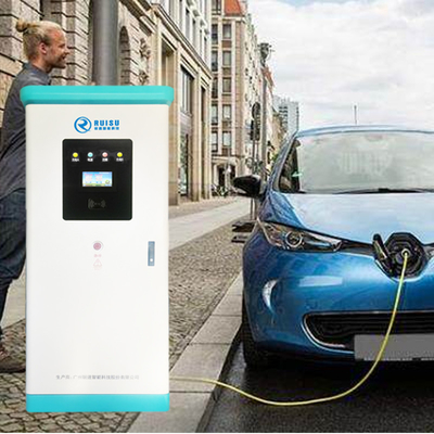 Stasiun Pengisian EV Besar 300kW, Charger Mobil DC EV Dengan Antarmuka 4G