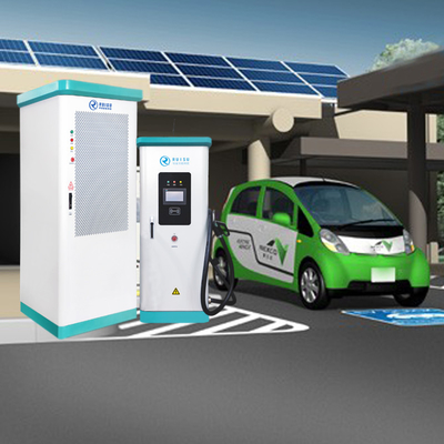 DC Split Type Fast Pengisi Daya EV 480KW Pendingin Udara Tahan Air Dengan 4 Senjata