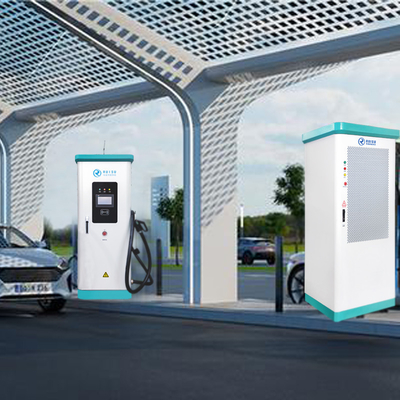Stasiun Pengisian Cepat EV yang Dipasang di Lantai, Titik Pengisian Mobil Umum Terpisah 480KW
