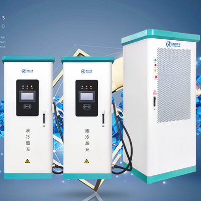 Pengisi Daya EV Daya Tinggi 720kw, Stasiun Pengisian Mobil Satelit DC ISO Disetujui