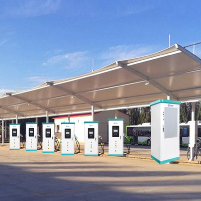 Split Type EV Stasiun Pengisian Ultra Cepat, Charger DC Pendingin Cair 720kw Untuk Ev