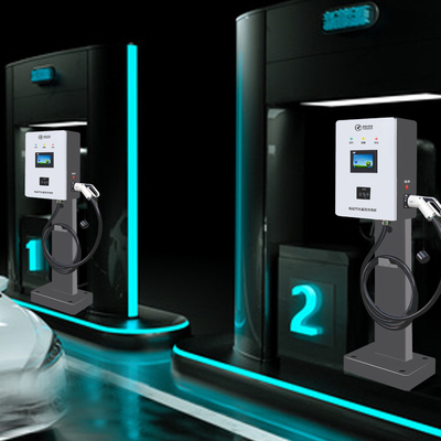 Pengisi Daya EV 30KW DC Peralatan Pengisian EV Berkecepatan Cepat Dengan Layar Sentuh Kapasitif CCS1 CCS2