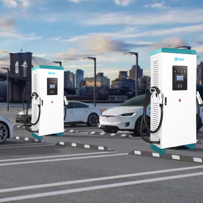 Pengisi Daya EV Publik 120kw DC, Titik Pengisian Mobil Komersial EVSE CCS
