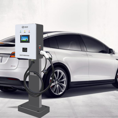 Pengisi Daya Mobil Listrik Terpasang di Dinding Komersial 40KW Dengan Pistol Ganda OEM ODM