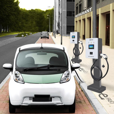 Outdoor 40kw Pengisi Daya EV IP54 Tahan Air Untuk Kendaraan Listrik