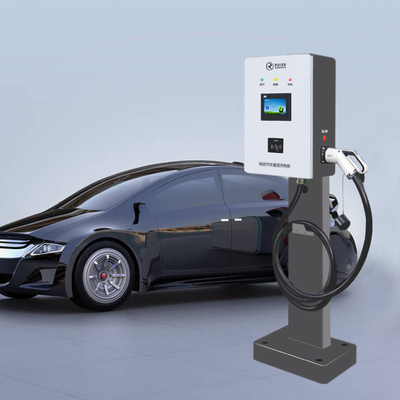Pengisi Daya Dinding Rumah Smart EV, Stasiun Pengisian Luar Ruangan 40kw EV Dengan OCPP RFID