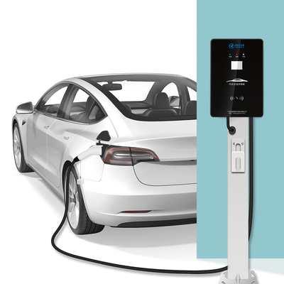Pengisi Daya Dinding Mobil Listrik AC Level 2 7kw 32a Dengan Layar OLCD