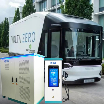 Split Cabinet DC Fast Pengisi Daya EV, EV Charging Points 1200KW Untuk Bus